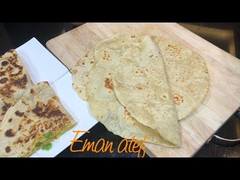 خبز الصاج او عيش التورتيلابكل سهولة من مطبخ ايمان عاطف 