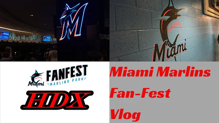I'm Stepping Inside The Clubhouse!! | Miami Marlins Fan Fest 2020 Vlog