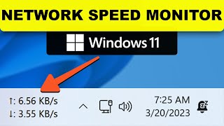 How to Enable Network Speed Monitor on Windows 11 screenshot 5