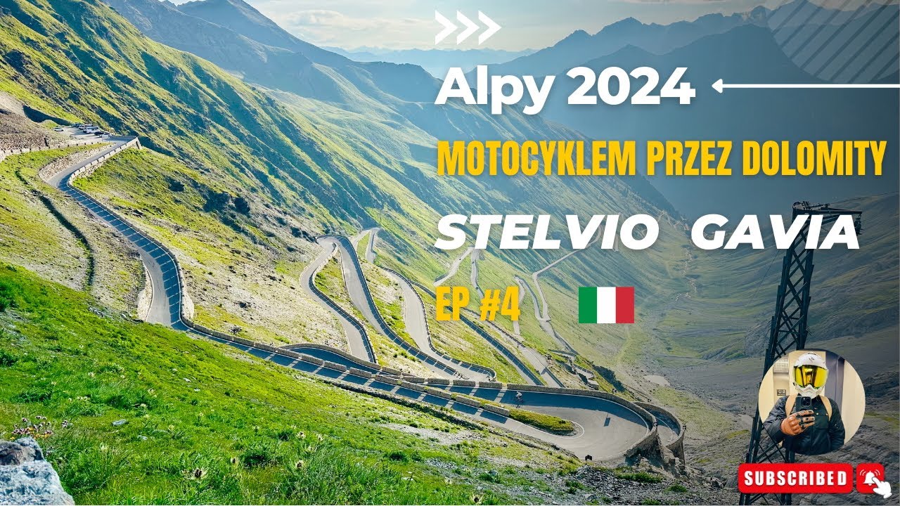 Motocyklem przez Alpy -  Stelvio Pass | Gavia [4K] [PL] [EP.4]