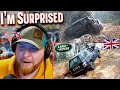 American jeep guy reacts to land rovers offroad capability