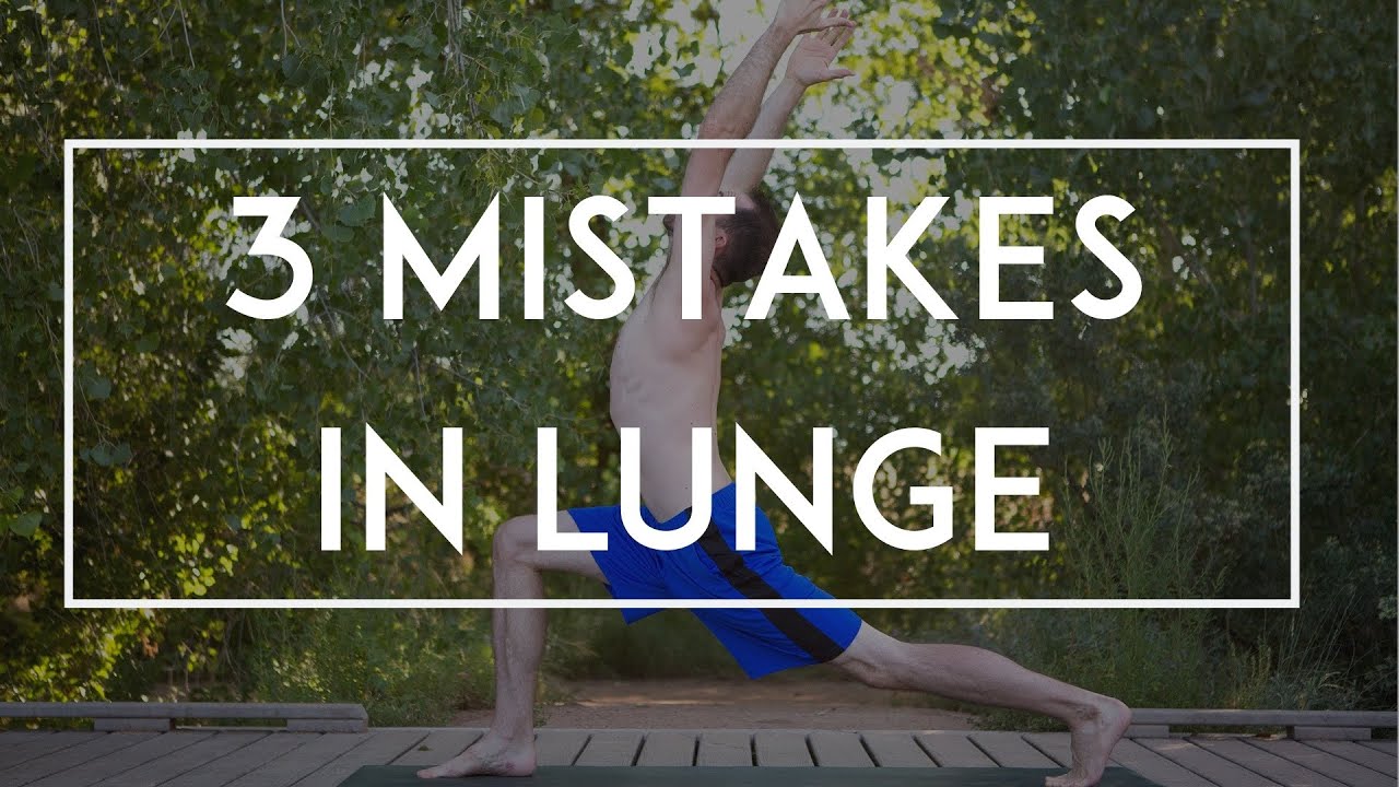 3 Mistakes In Lunge [And How to Fix Them] - YouTube