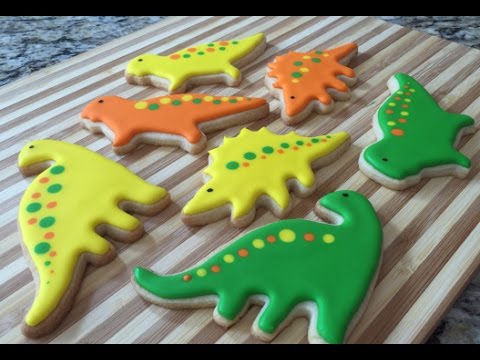 Easy Dinosaur Cookies (How To)