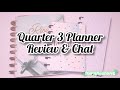 July- September 2022 Quarterly Review // Classic, PR, and Social Media Happy Planners