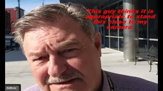 Akron Public Schools, Employee covers badge and gets too close. 1A Audit