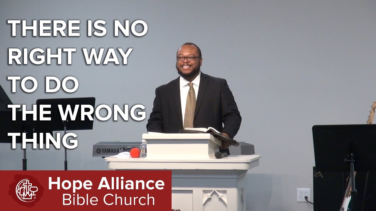 There Is No Right Way to Do the Wrong Thing - YouTube