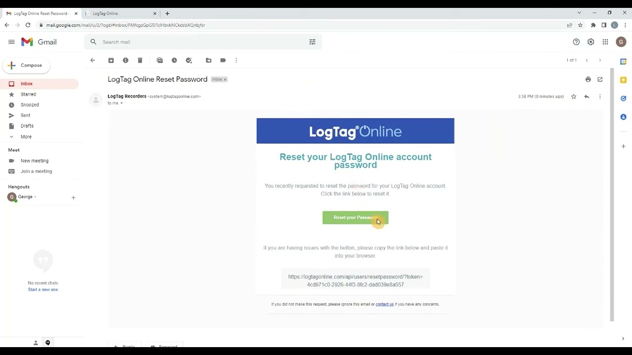 Labteamet Forgotten Your LogTag Online Password