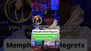 Memphis Bleek Regrets Not Showing Prodigy Love In Person 💎
