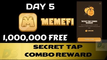 Memefi Secret Combo Today Day 5 June 17 2024