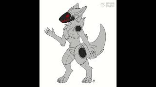 Speedpaint protogen base!