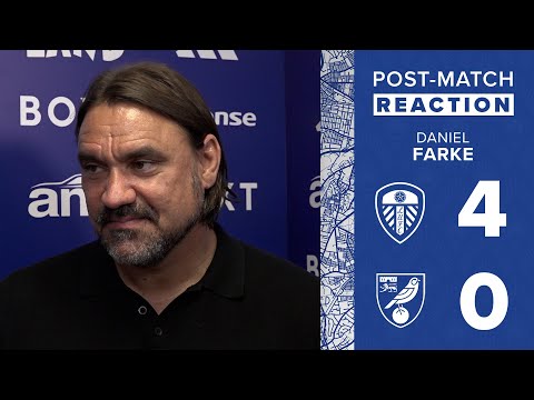 “A wonderful performance” | Daniel Farke reaction | Leeds United 4-0 Norwich City (Agg: 4-0)