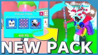 Buying *New* Legendary Patriotic Unicorn   Patriotic Dominus In Roblox Mining Simulator