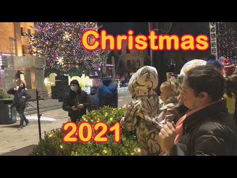 Christmas Tbilisi 2021 საქართველო ახალი წელი 2021  شروع جشن کریسمس