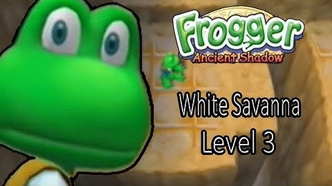 Frogger Ancient Shadow White Savanna Level 3