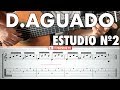 Como tocar "Estudio nº2" de Dionisio Aguado - guitarra clásica (con tab y partitura) - guitarbn