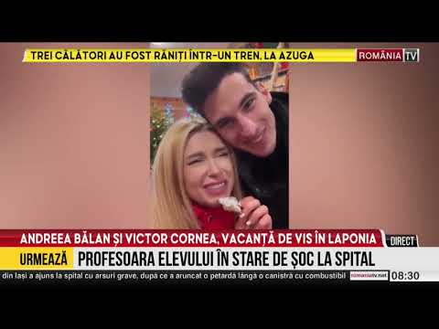 Andreea Bălan Și Victor Cornea, Vacanță De Vis În Laponia