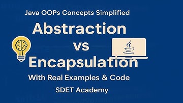 Java OOP Concepts Explained | Abstraction & Encapsulation in Depth (With Examples)