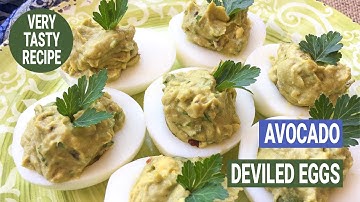 Avocado Deviled Eggs
