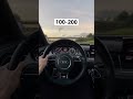 The Audi S8 plus is wild! 👀 Autobahn Acceleration 100-200 #shorts