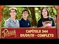 As Aventuras de Poliana | capítulo 344 - 09/09/19, completo