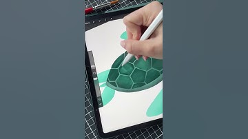 Underwater Turtle illustration 🐢