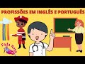 💕🧚‍♀️ Aprenda Profissōes em Inglês e Português Educação Para Crianças com Fada Rosa
