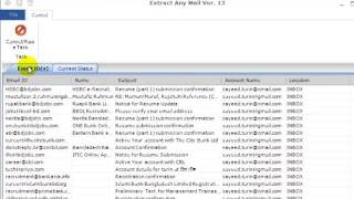 IMAP Mails Extrator - Extract Emails from gmail, hotmail, yahoo