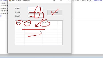 Array Pada Visual Basic