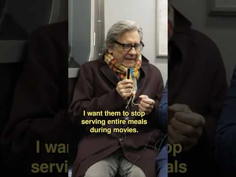 STOP serving entire meals during movies!! Feat Griffin Dune #movies #movietheaters #films #nyc