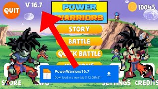 Power Warriors 16.7 APK!!? TEASER NEW ZARBON ULTIMATE FORM VS VEGETA BASE  FORM (TEASER) 