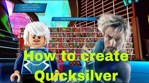 How to create Quicksilver from Avengers Age of Ultron in Lego Marvel Superheroes 2