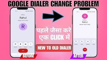 ✅ Call Setting Change Kaise Kare |Dial Pad Change | Google Dialer New Update Kaise Hataye |Phone App