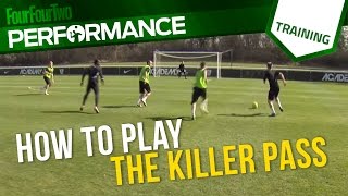 How to play the killer pass | Soccer drill | Tactics | Nike Academy screenshot 3