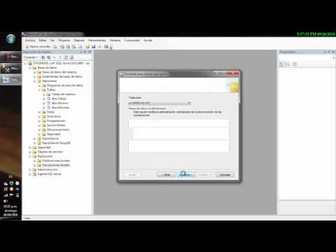 Tutorial replicacion SQL Server 2008