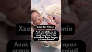 nama anak laki laki dari huruf X