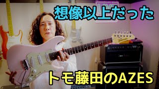 IBANEZ AZES31-IV トモ藤田監修 バーズアイネック トモ藤田がアメリカから持ってきたIbanez AZESが凄かった🎸 - YouTube