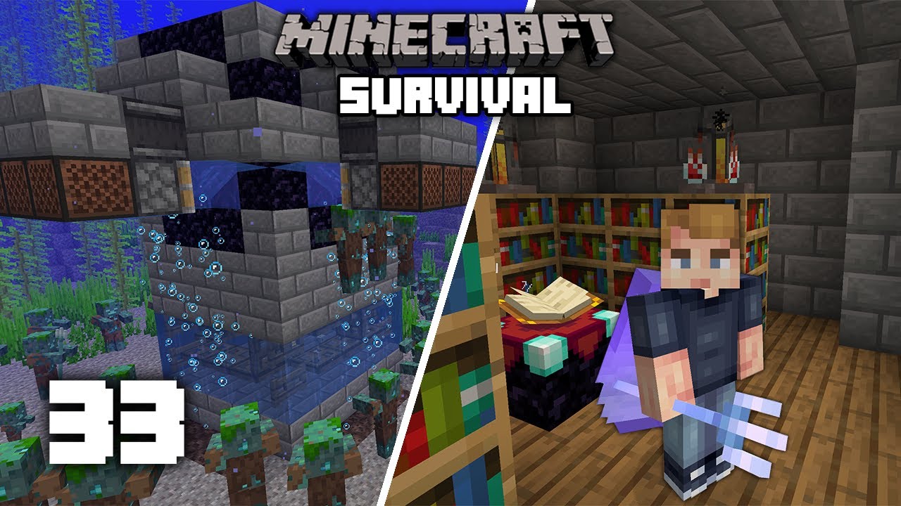 Minecraft Op Trident Farm 1 16 Survival Let S Play Ep 33 Youtube