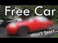 How to Fix a FREE CAR that Cranks but Won't Start
