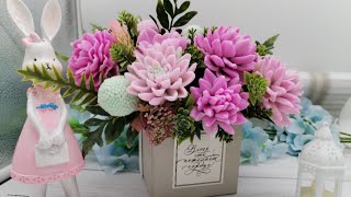 видео: Мыловарение /букет в квадратной коробочке/вариант для учителя картинка: Мыловарение /букет в квадратной коробочке/вариант для учителя