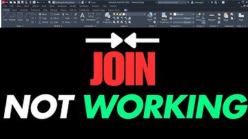 join command not working in autocad | why join command is not working in autocad