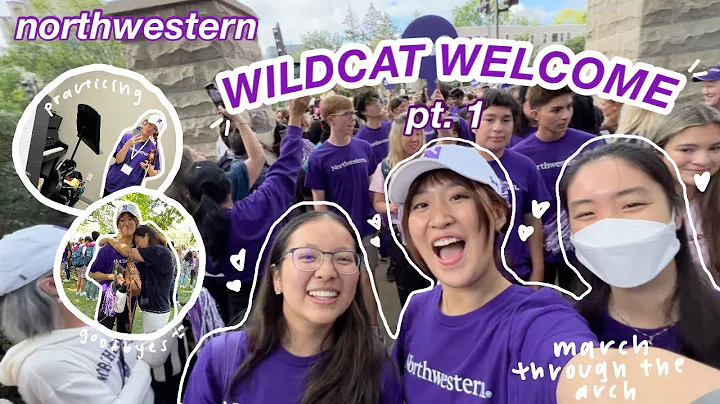 NORTHWESTERN UNIVERSITY WILDCAT WELCOME pt.1 💜 college freshman vlog ♡ first week of college