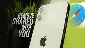 How to Remove Shared with You on Safari iPhone (tutorial)
