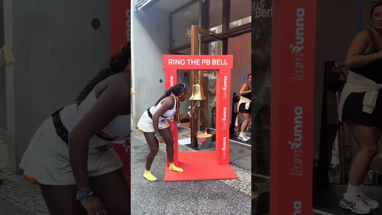 I completed my first marathon 🥹♥️ & i Rang the PB BELL too RUNNA Dc: 'Domonique' to try it out