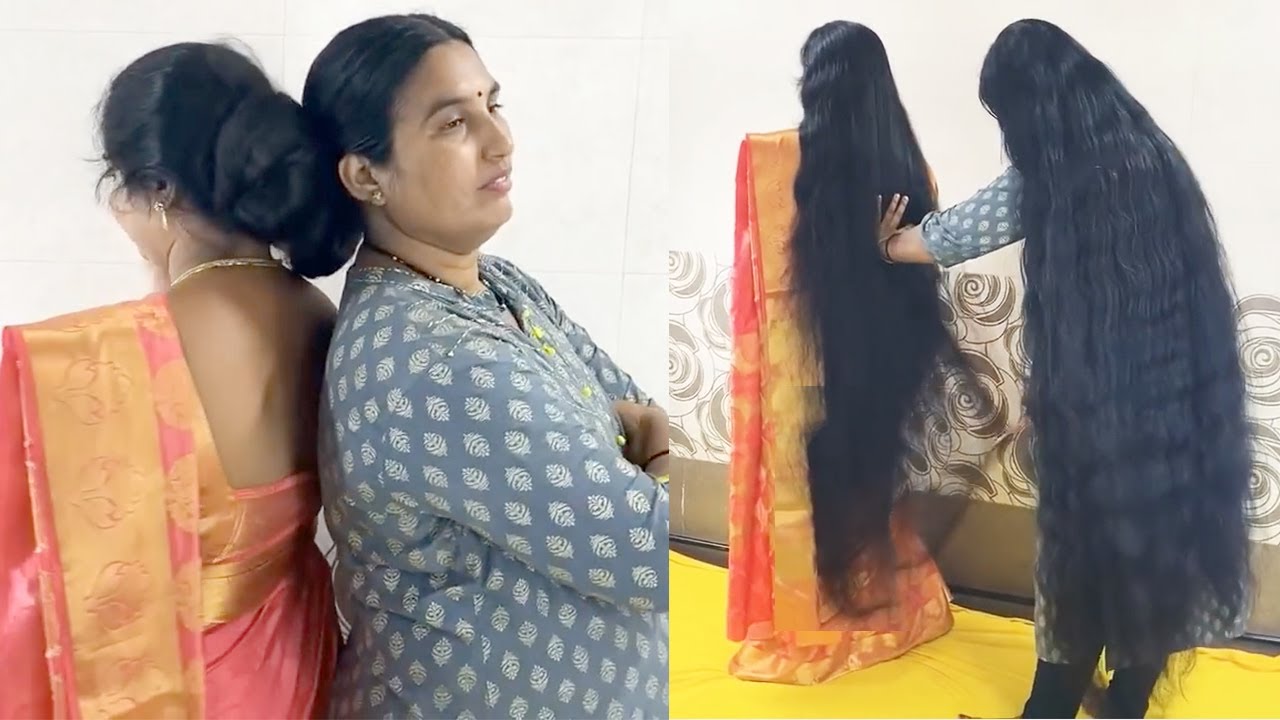 Long Hair Big Buns Fighting | This Is the Way We Brush Our Hair | How to Brush Others Long Hair