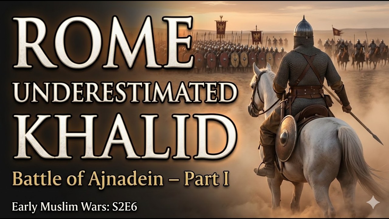 When Rome Sent a Massive Army to Crush Khalid ibn al-Walid (Battle of Ajnadein)