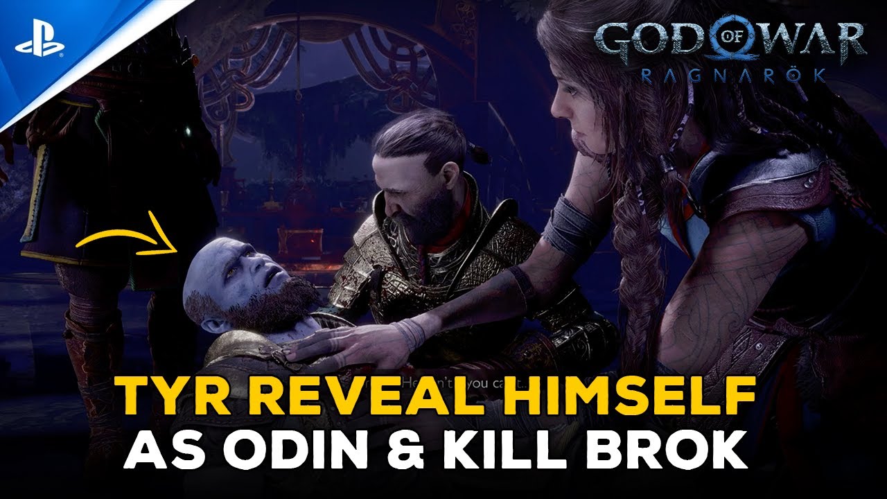 Tyr Revealed as ODIN - God of War Ragnarök (4K 60FPS) 