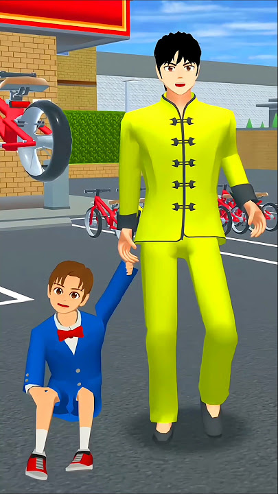 When Yuta asked his father for a bicycle, he had no money#sakuraschoolsimulator #cartoon #funny