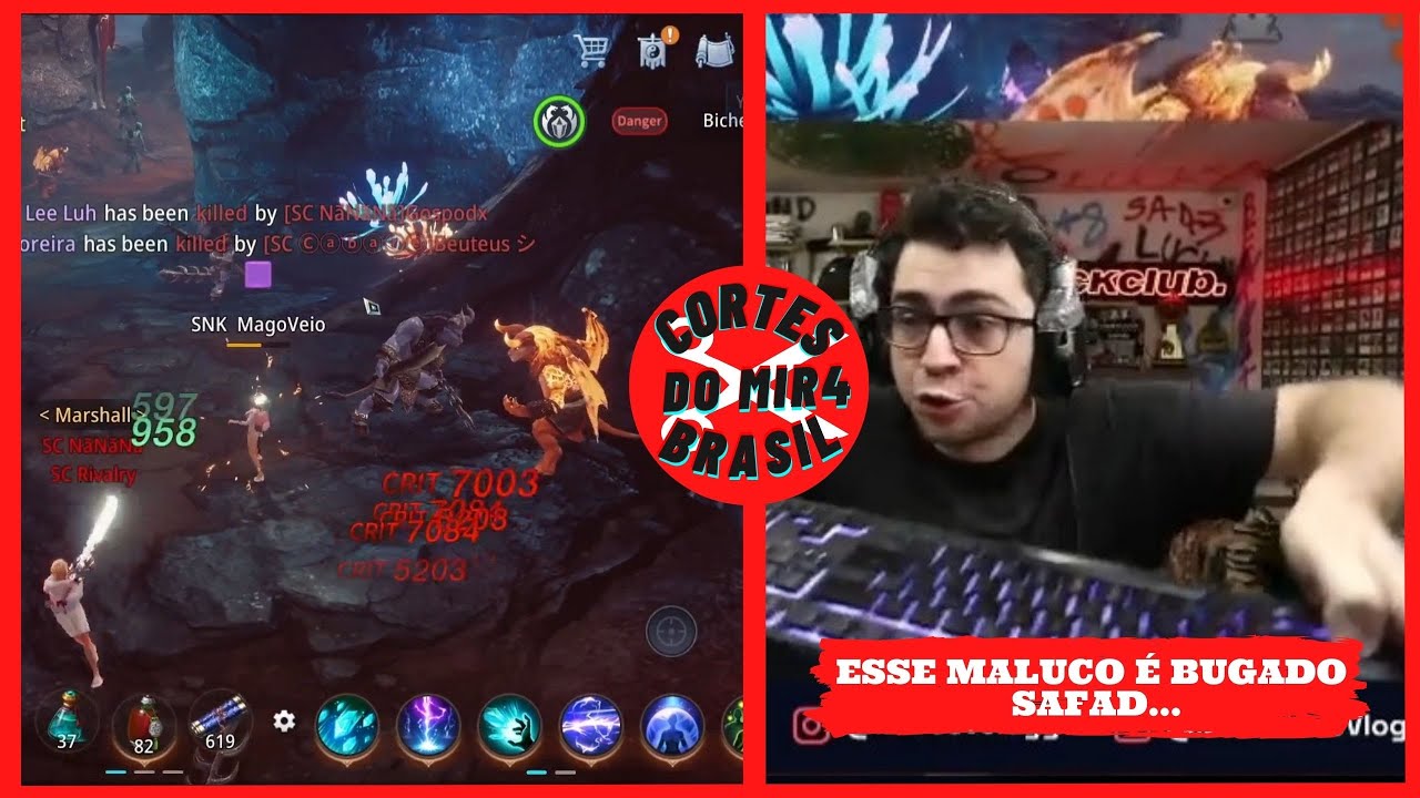 ESSE MALUCO É BUGADO SAFAD... | CORTES DO MIR4 BRASIL - YouTube