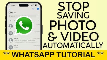 How to Stop Saving Photo & Video to Camera Roll Automatically from Whatsapp (2024)