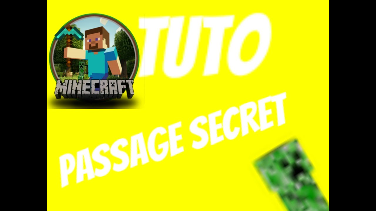 Comment faire un passage secret [minecraft pe] - YouTube